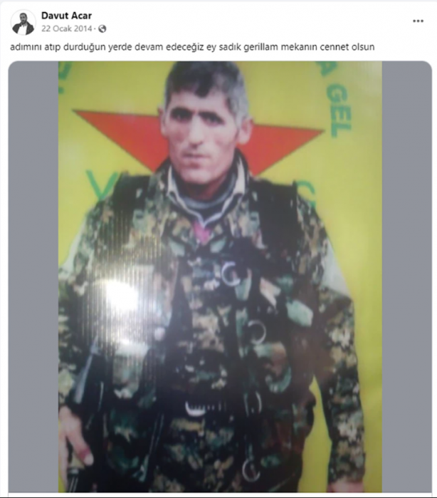 Foto - Skandal paylaşımları ortaya çıktı! Belediye başkanı değil sanki sözde PKK başkanı