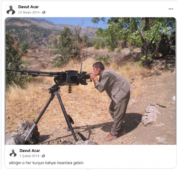 Foto - Skandal paylaşımları ortaya çıktı! Belediye başkanı değil sanki sözde PKK başkanı