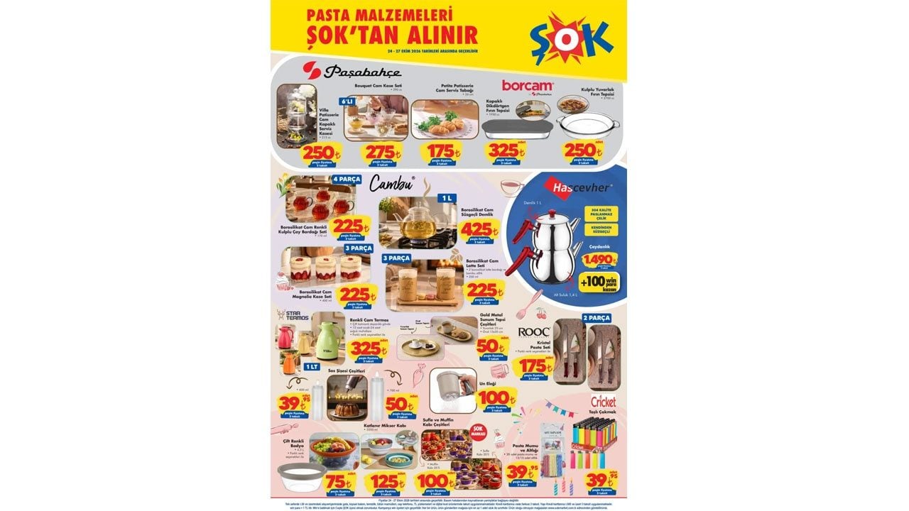 Foto - ŞOK 24 Ekim aktüel kataloğu yayımlandı