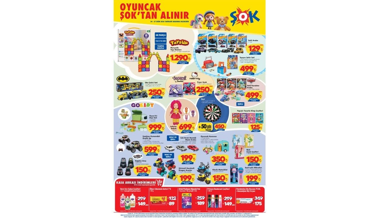 Foto - ŞOK 24 Ekim aktüel kataloğu yayımlandı