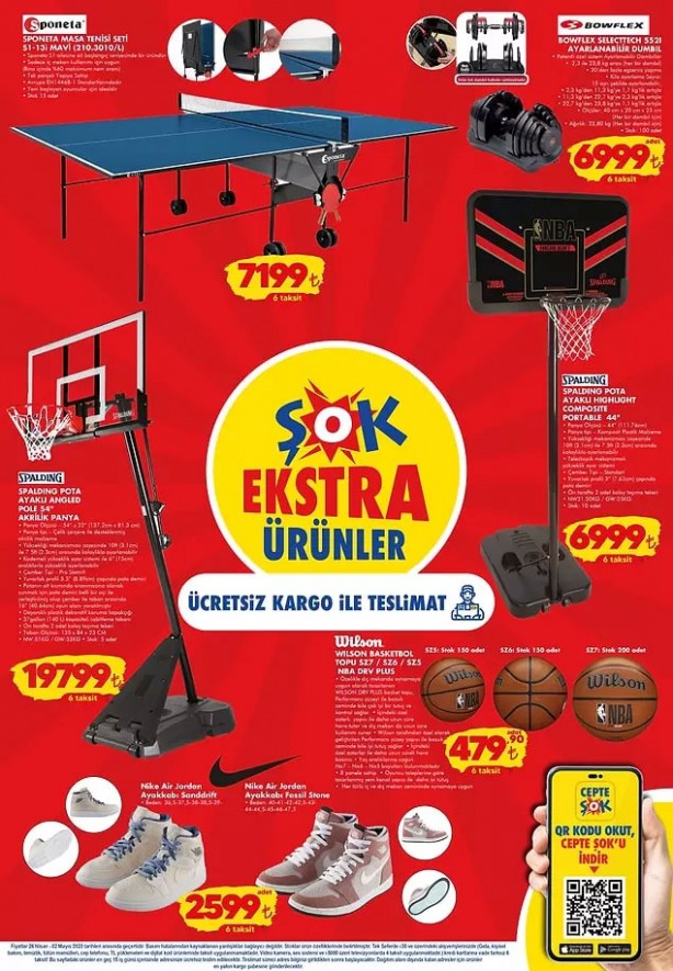Foto - ŞOK 26 Nisan Aktüel ürünler kataloğu! Nike Air Jordan satışta