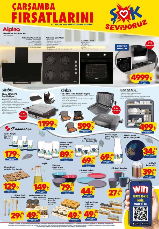 Foto - ŞOK aktüel kataloğu 1-7 Kasım 2023! Bu hafta ŞOK’ta hangi ürünler indirimde?