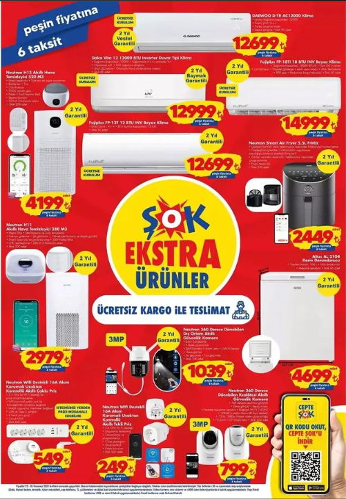 Foto - Şok beklenen listeyi yayınladı! İşte Şok'un 22 Temmuz aktüel ürünler kataloğu