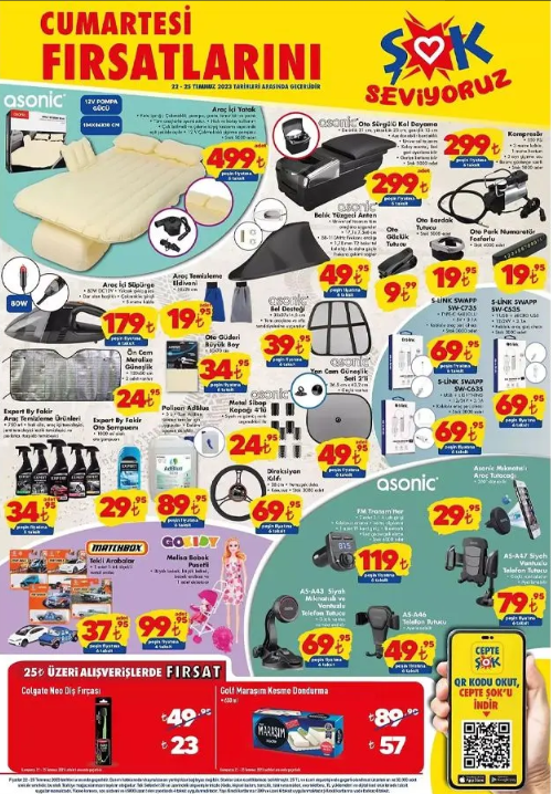 Foto - Şok beklenen listeyi yayınladı! İşte Şok'un 22 Temmuz aktüel ürünler kataloğu