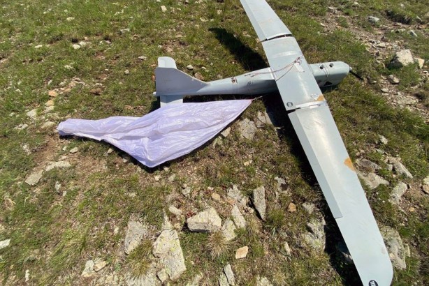 Şok eden gelişme! Gümüşhane'de Rus İHA'sı düştü