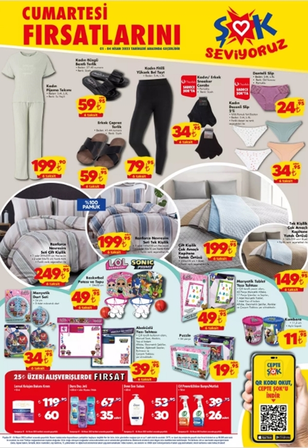 Foto - Şok Market 1 Nisan kataloğu yayınlandı... Büyük fırsatlar