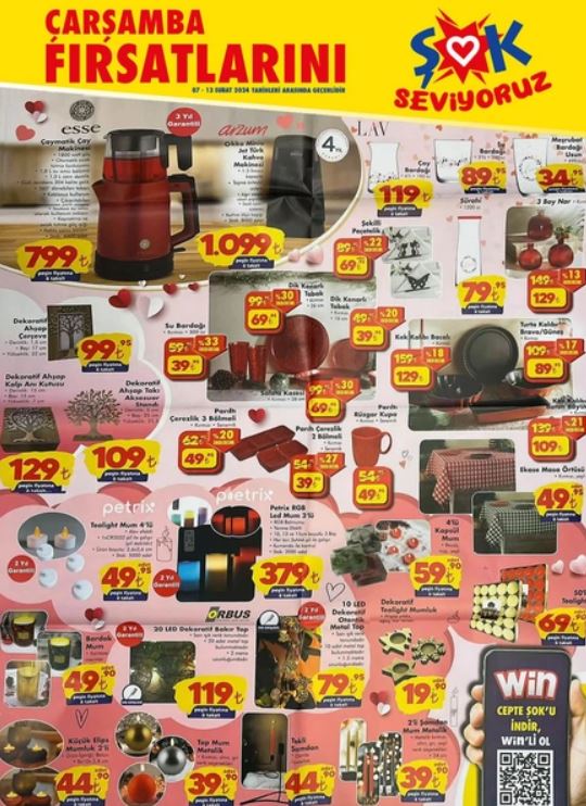 Foto - Şok market 7 Şubat 2024 güncel aktüel ürünleri! 7 Şubat Çarşamba Şok indirimli ürünleri! İşte fiyat listesi