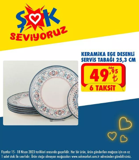 Foto - Şok Market indirimli aktüel ürünleri duyurdu! 15-18 Nisan tarihleri arasında satışa sunulacak