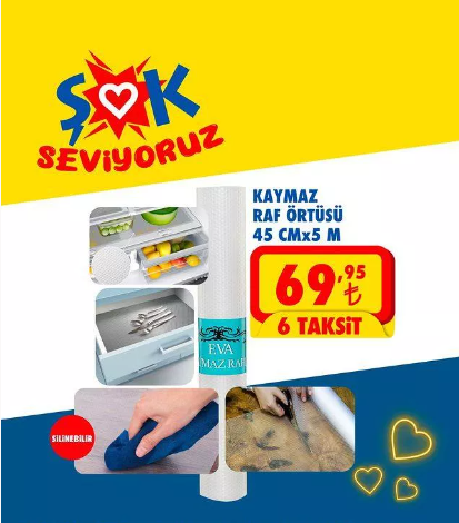 Foto - Şok Market indirimli aktüel ürünleri duyurdu! 15-18 Nisan tarihleri arasında satışa sunulacak