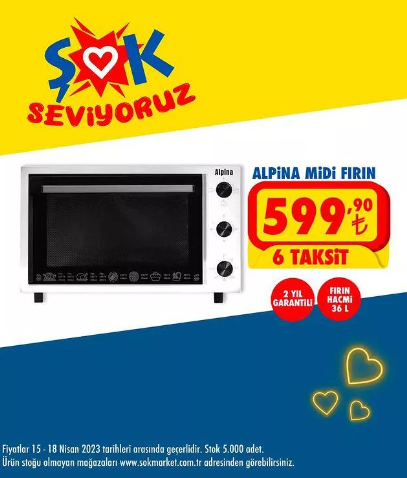 Foto - Şok Market indirimli aktüel ürünleri duyurdu! 15-18 Nisan tarihleri arasında satışa sunulacak