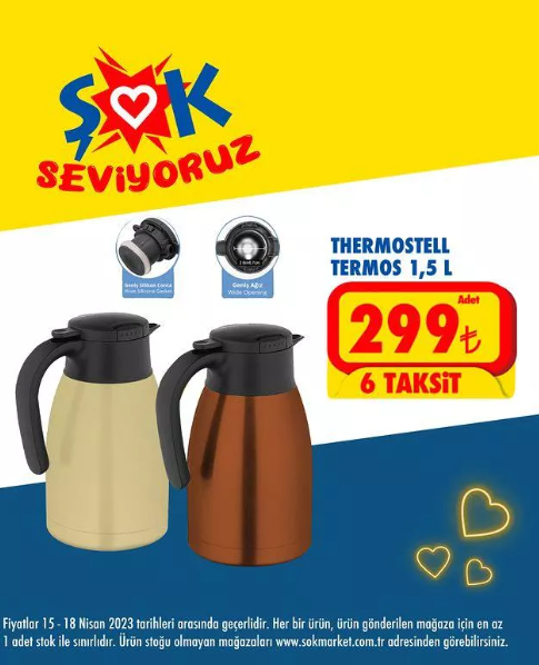 Foto - Şok Market indirimli aktüel ürünleri duyurdu! 15-18 Nisan tarihleri arasında satışa sunulacak