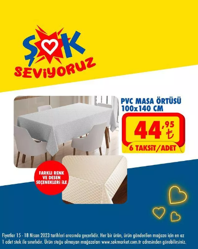 Foto - Şok Market indirimli aktüel ürünleri duyurdu! 15-18 Nisan tarihleri arasında satışa sunulacak