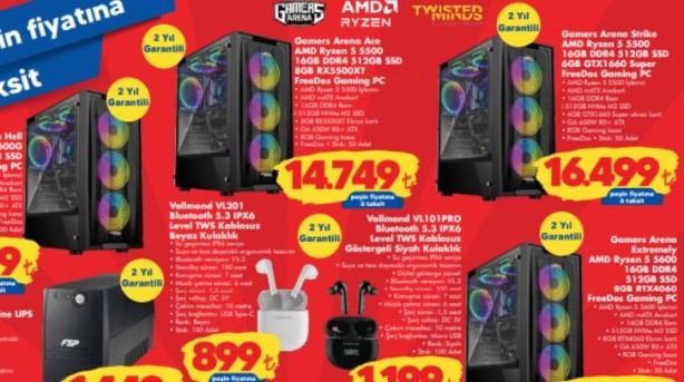 Foto - ŞOK market oyun bilgisayarları satıyor! Fiyatı gerçekten şok ediyor
