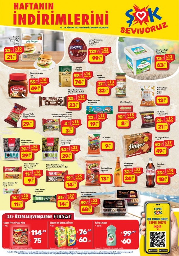 Foto - Şok Market son indirimlerini duyurdu! Her şeyin fiyatını düşürdüler, yetişen alacak