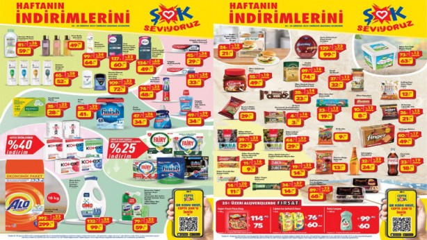 Foto - Şok Market son indirimlerini duyurdu! Her şeyin fiyatını düşürdüler, yetişen alacak