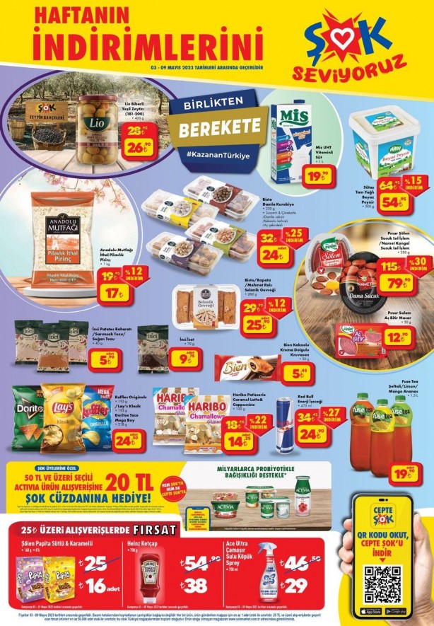 Foto - Şok Market'ten yeni indirim! Tuvalet kağıdı ve pirincin fiyatı dip yaptı