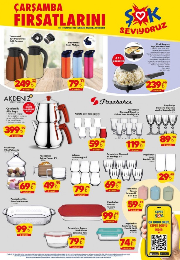 Foto - Şok Market'ten yeni indirim! Tuvalet kağıdı ve pirincin fiyatı dip yaptı