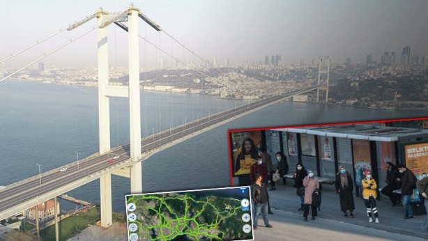 Sokağa çıkma yasağının ardından tarihi görüntüler