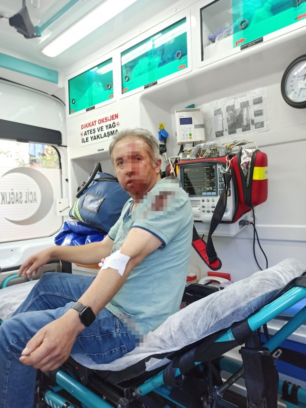 Sokak hayvanlarını beslediği için darp edildi