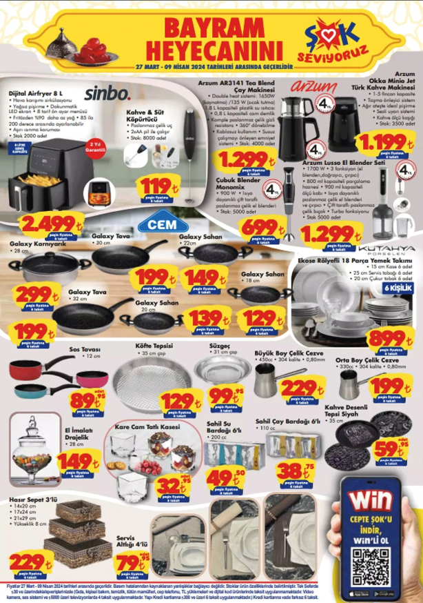 Foto - Şok'ta en uzun sürecek indirim başladı ! 16 günlük dev kampanyaya hazır olun! Bu ürünler kapış kapış satacak