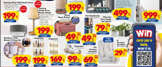 Foto - ŞOK'ta katalog ürünleri raflarda yerini alıyor! İşte yüzde 50'ye varan indirimler...