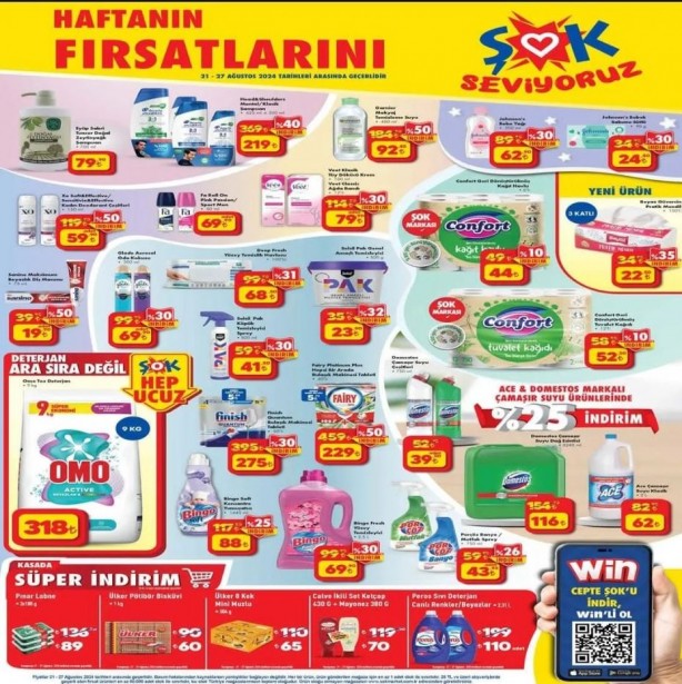 Foto - ŞOK'ta yok yok! Klima, çamaşır makinesi, mobilya ve daha birçok ürün satışa sunuluyor! 21 Ağustos 2024 çarşamba aktüel indirimli ürünler kataloğu