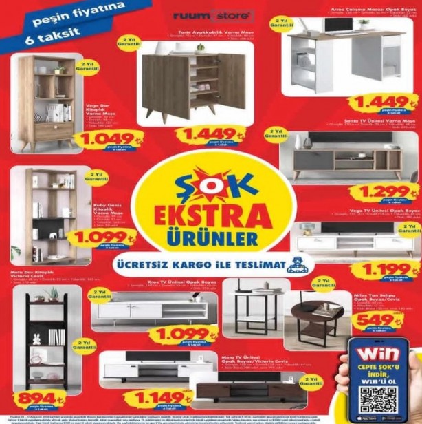 Foto - ŞOK'ta yok yok! Klima, çamaşır makinesi, mobilya ve daha birçok ürün satışa sunuluyor! 21 Ağustos 2024 çarşamba aktüel indirimli ürünler kataloğu