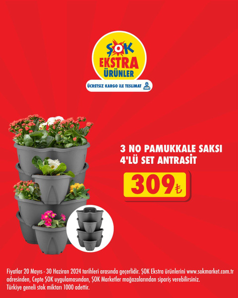 Foto - Şok’tan saksılarda sürpriz indirimler! 20 Mayıs indirim kataloğu belli oldu