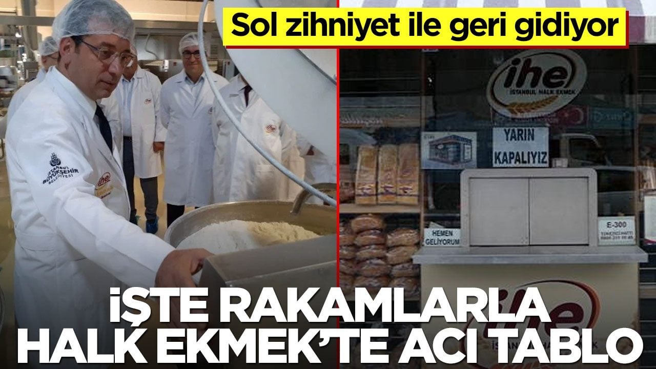Sol zihniyet ile geri gidiyor! İşte rakamlarla Halk Ekmek’te acı tablo