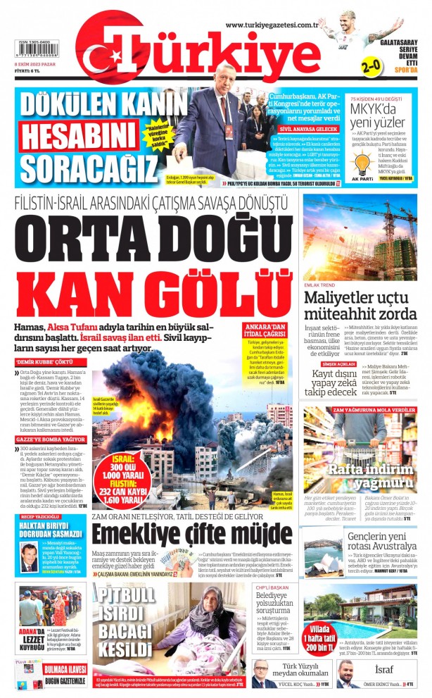 Foto - Solcu gazete şaşırttı! Gazeteler siyonist İsrail’e baskını nasıl gördü