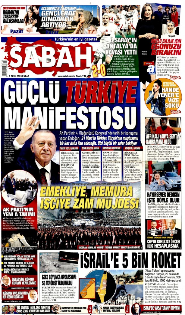 Foto - Solcu gazete şaşırttı! Gazeteler siyonist İsrail’e baskını nasıl gördü