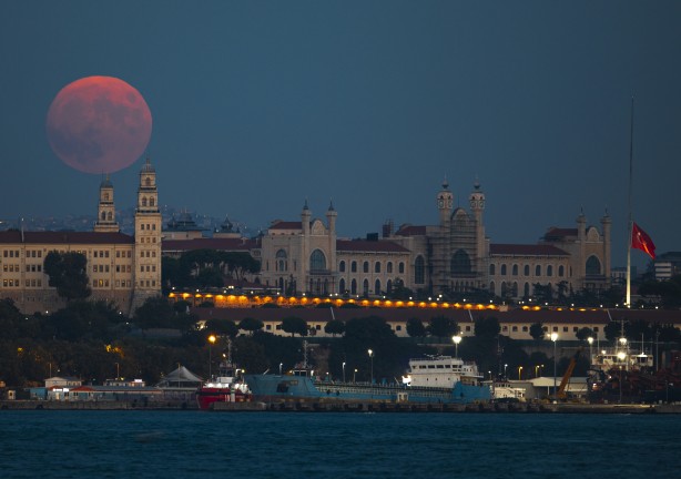 Foto - Süper Ay görsel şölen oluşturdu