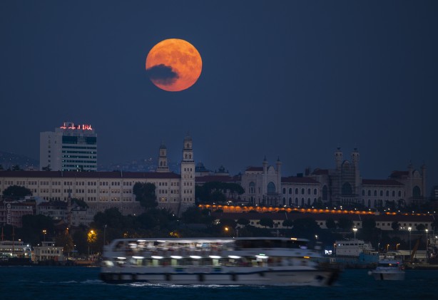 Foto - Süper Ay görsel şölen oluşturdu