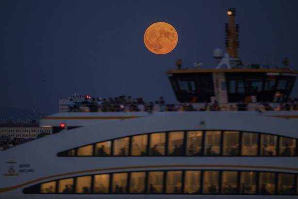 Foto - Süper Ay görsel şölen oluşturdu