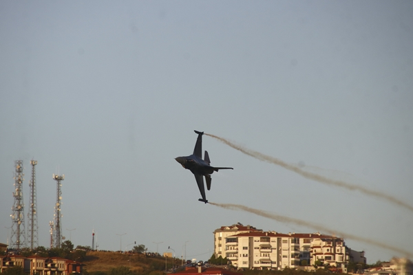 Foto - SOLOTÜRK'ten nefes kesen gösteri