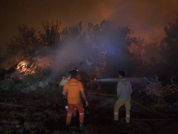 Foto - Soma'daki yangına müdahale devam ediyor