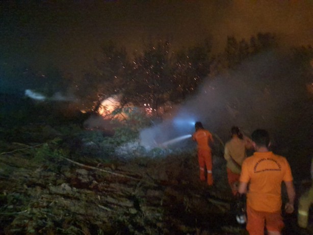 Foto - Soma'daki yangına müdahale devam ediyor
