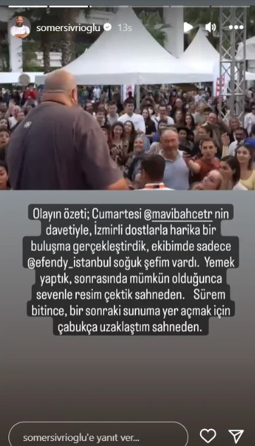 Foto - Somer Şef'in görüntülerine tepki yağmıştı! Bakın ne açıklama yaptı
