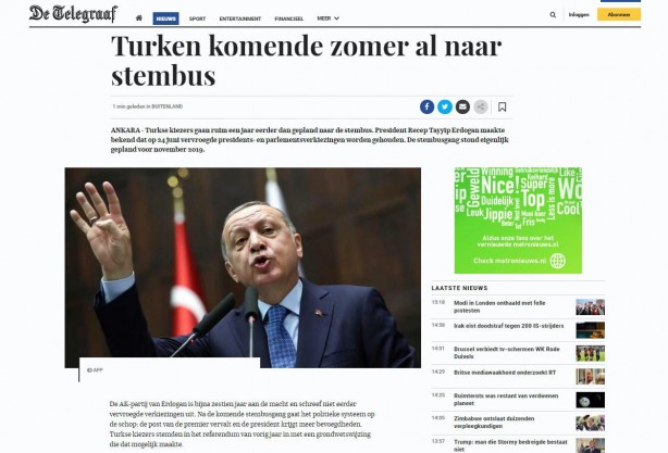 Foto - Son dakika: Erken seçim kararı yabancı basında