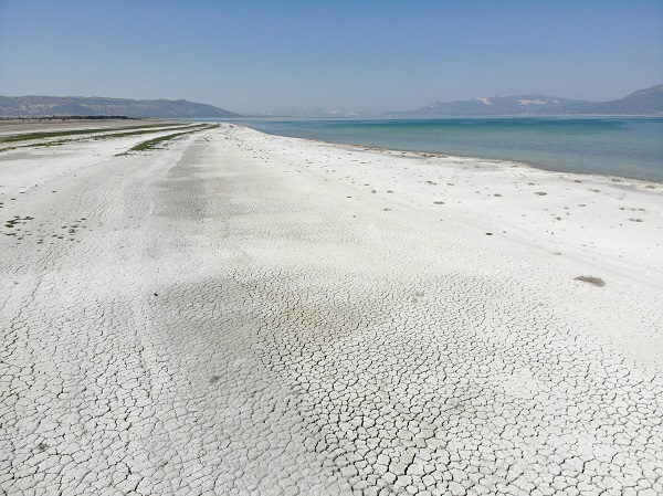 Foto - Son elli yılda üçte biri yok oldu! İşte Burdur Gölü'nün son hali