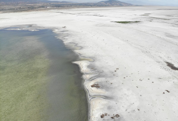 Son elli yılda üçte biri yok oldu! İşte Burdur Gölü'nün son hali