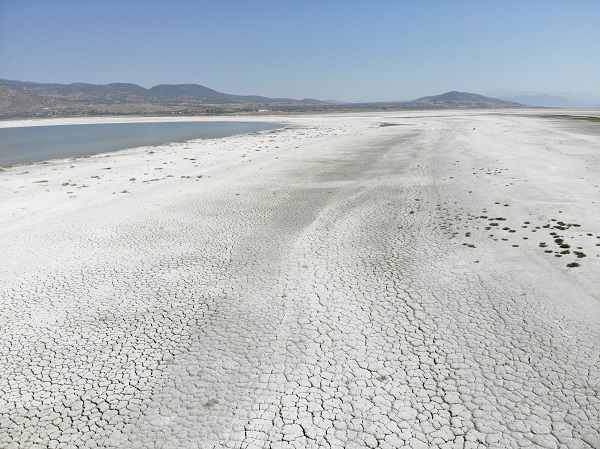 Foto - Son elli yılda üçte biri yok oldu! İşte Burdur Gölü'nün son hali