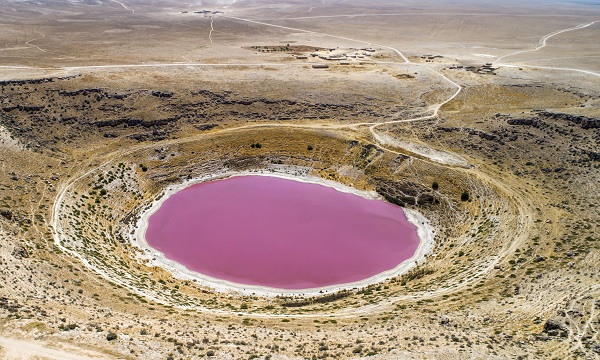 Foto - Son hali herkesi üzdü! Pembe renkli Meyil Obruk Gölü kurudu