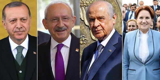 Foto - Son seçim anketi AK Parti oy oranı CHP oy oranı MHP oy oranı HDP oy oranı Gelecek Deva Partisi oy oranı son durum