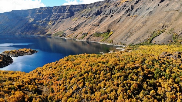 Foto - Sonbahar güzelliği mest etti! Dünyanın diğer ucu değil Türkiye