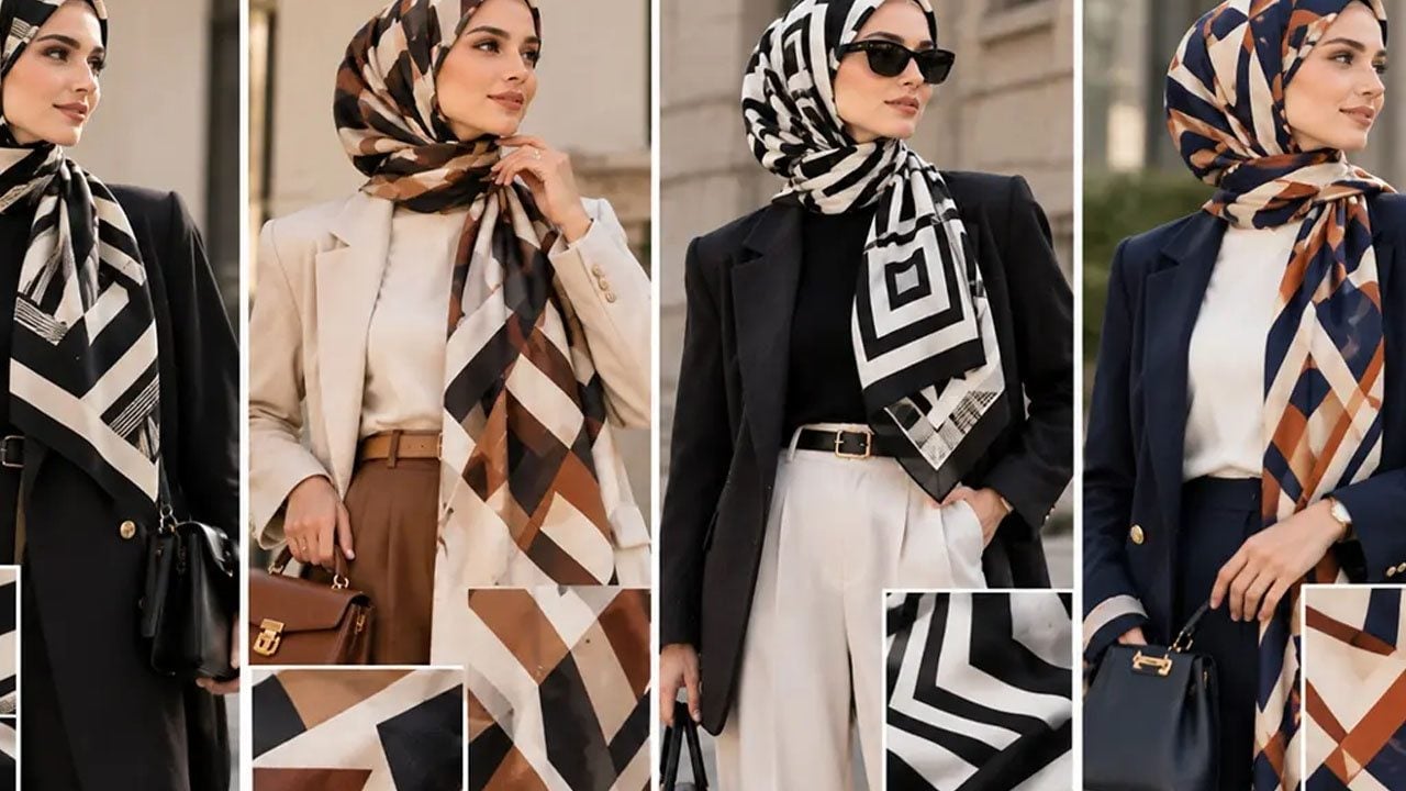 Foto - Sonbahar kış moda trendleri! Düz şal yerine desenli şal deneyin: Kadınlar için 2026-2027 stil ne olmalı?