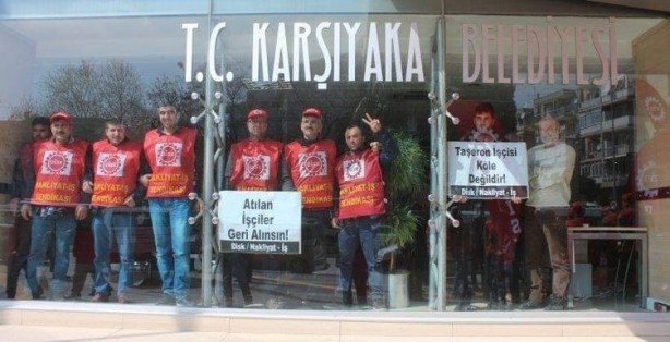 Foto - Sonunda bunu da yaptılar! Emekçilere CHP zulmü