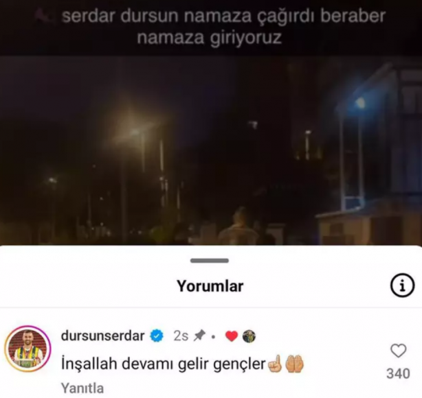 Foto - Sosyal medya Fenerbahçeli yıldızları konuşuyor! Gençleri namaza davet ettiler