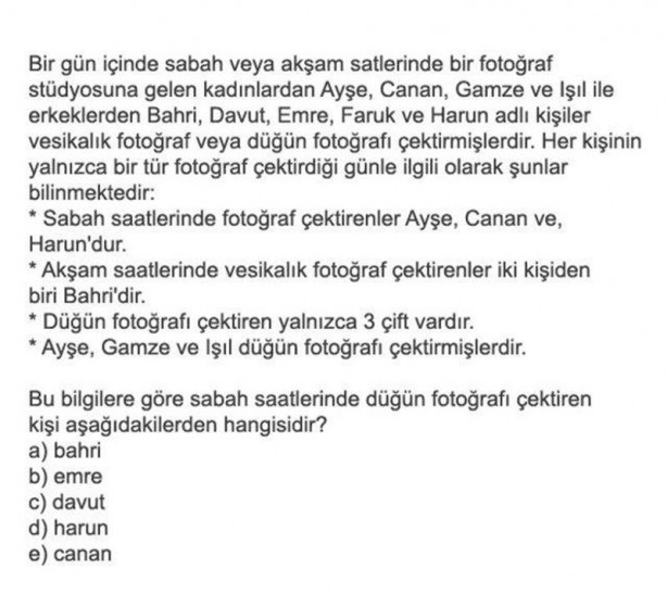 Foto - Sosyal medyada beyin yaktı! Herkes bu mantık sorusunu çözemiyor