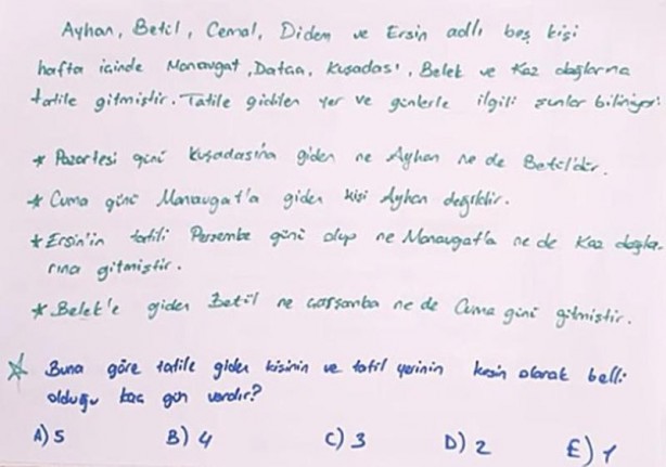 Foto - Sosyal medyada beyin yaktı! Herkes bu mantık sorusunu çözemiyor